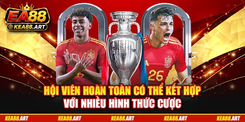Hội viên hoàn toàn có thể kết hợp với nhiều hình thức cược Hội viên hoàn toàn có thể kết hợp với nhiều hình thức cược