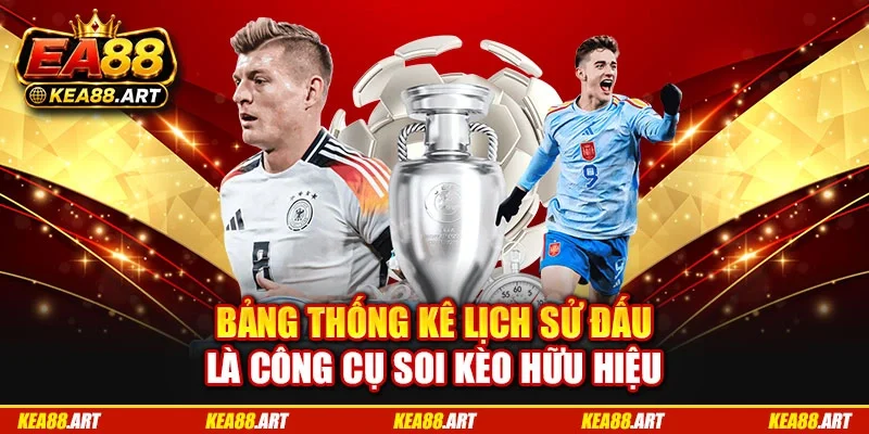 Bảng thống kê lịch sử đấu là công cụ soi kèo hữu hiệu
