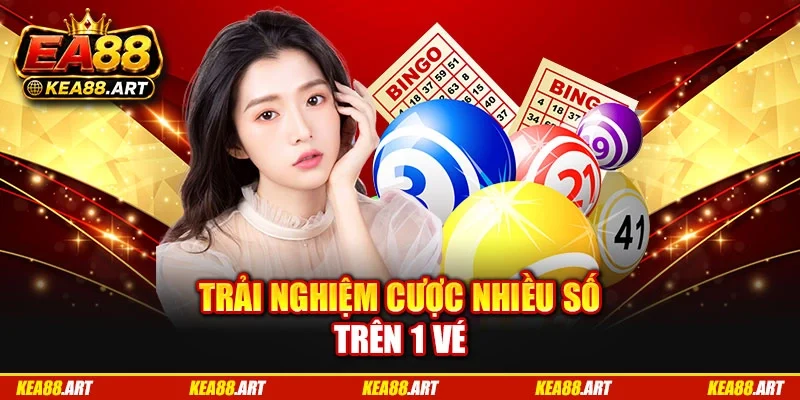 Trải nghiệm cược nhiều số trên 1 vé